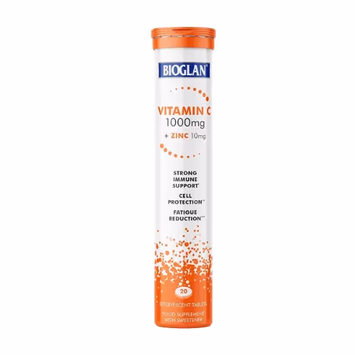 Bioglan Immunity Fizz Vitamin C 1000mg Orange Flavour - 20 Effervescent Tablet