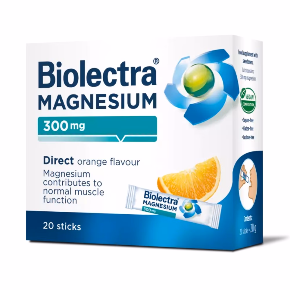 Biolectra Magnesium 300mg 20 Sticks