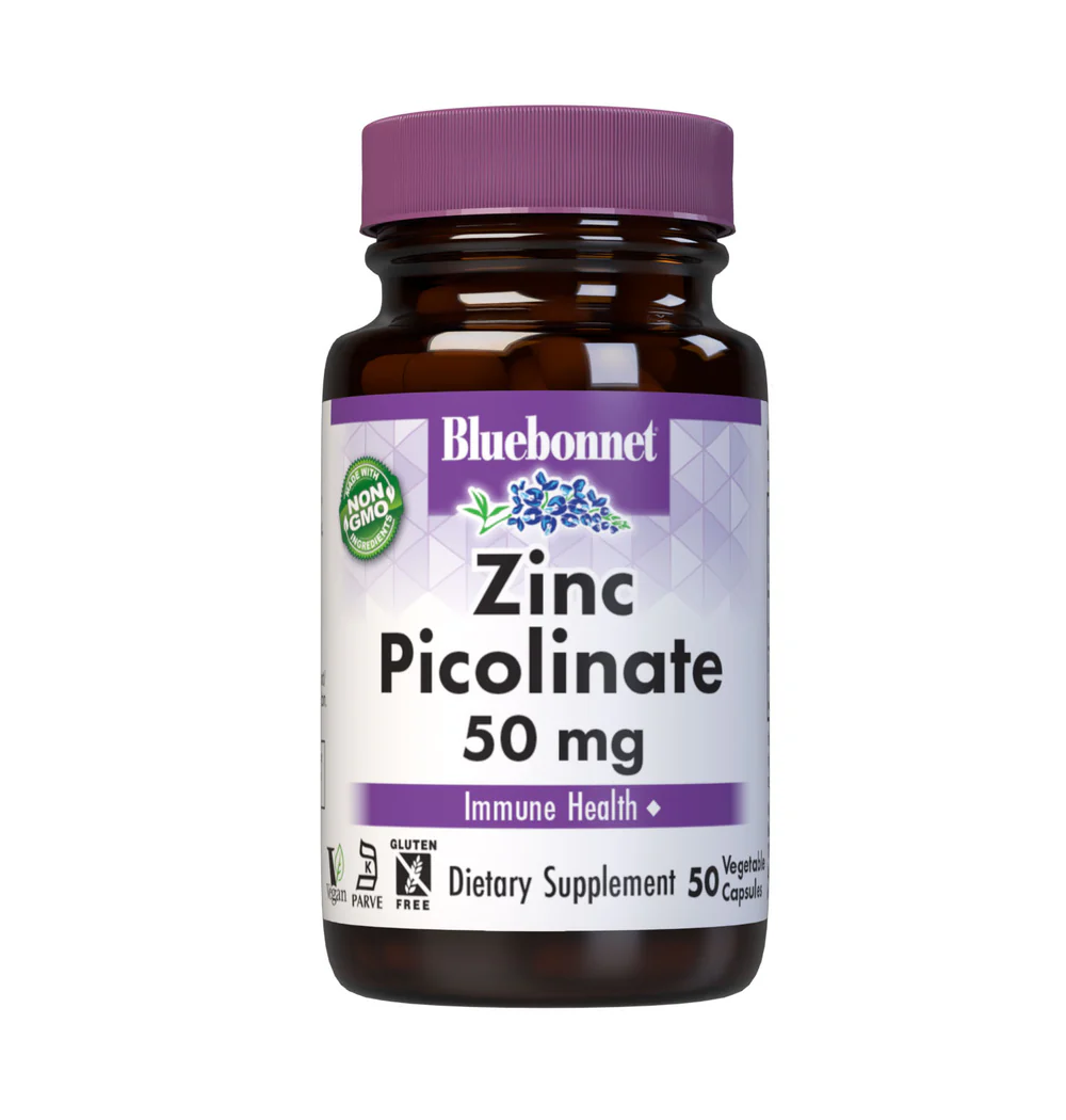 Bluebonnet Zinc Picolinate 50mg 50 Capsules