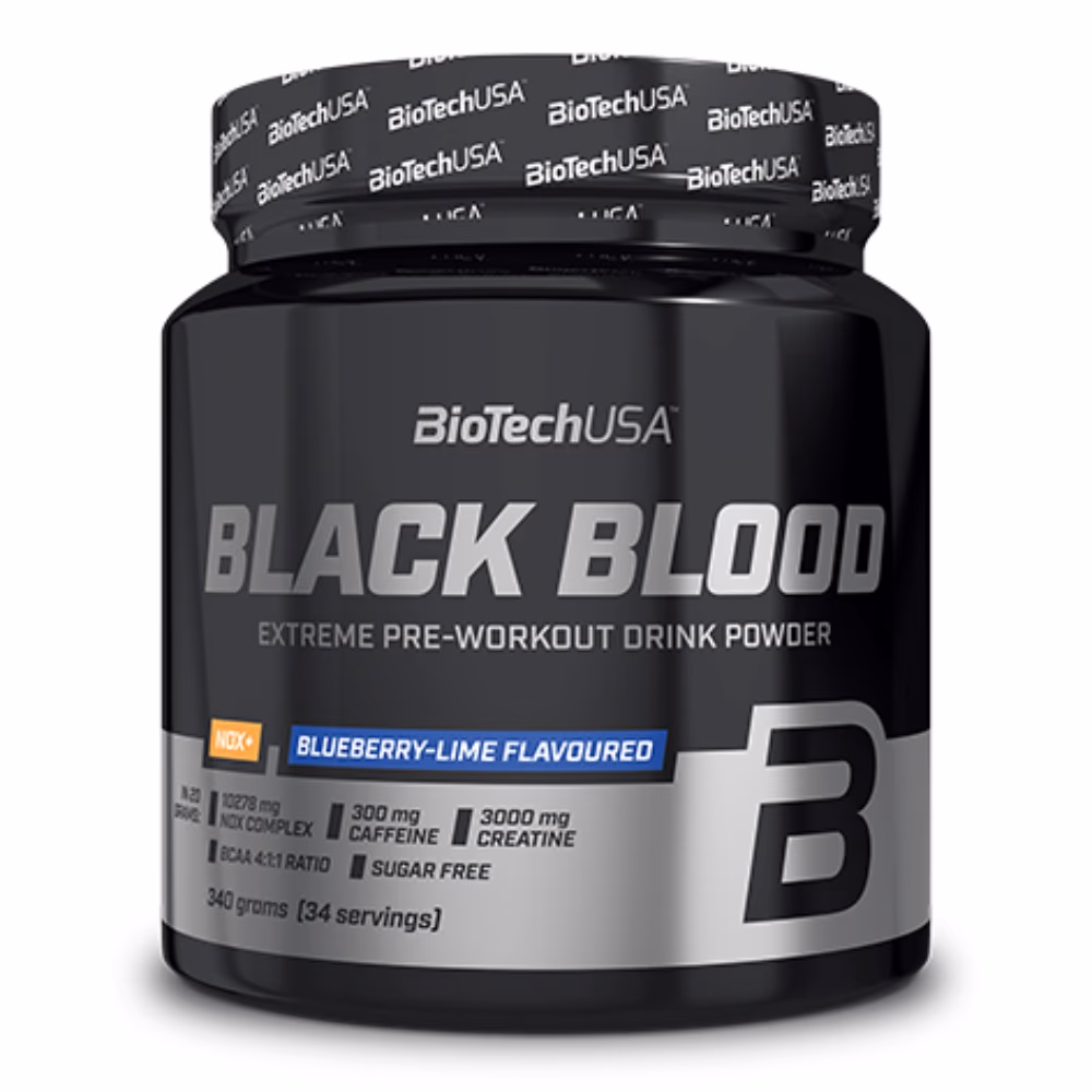 BioTechUSA Black Blood NOX Blueberry Lime 330gm 1