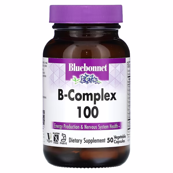 Bluebonnet B-Complex- 100 Capsules 50's  1