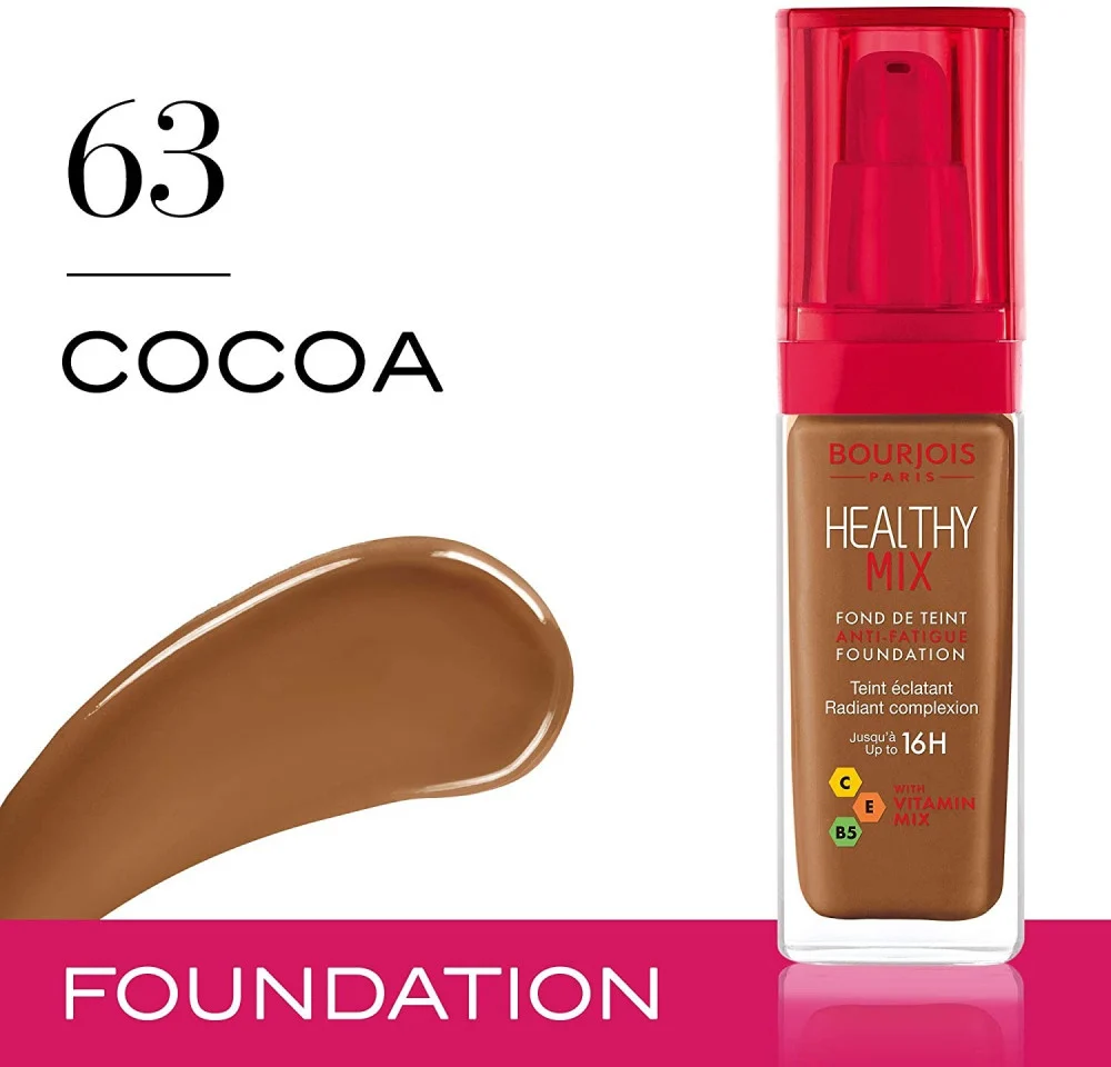 Bourjois Healthy Mix Foundation 63 Cocoa 30ml