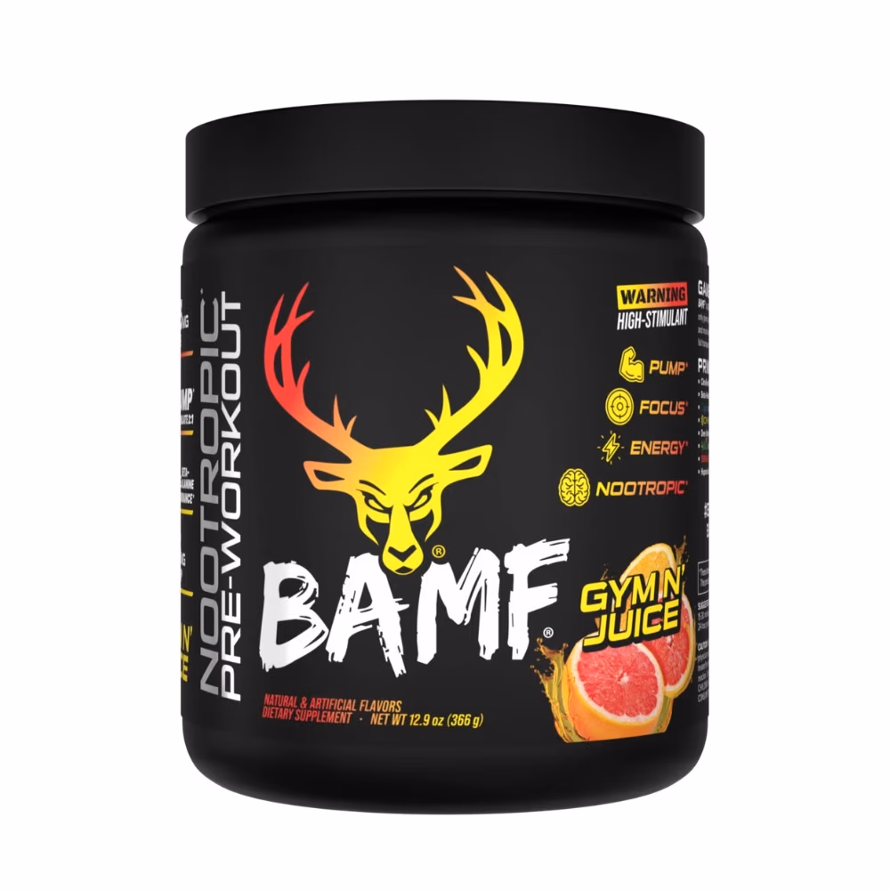 Bucked Up BAMF High Stim Pre-Workout Gym N Juice 365g