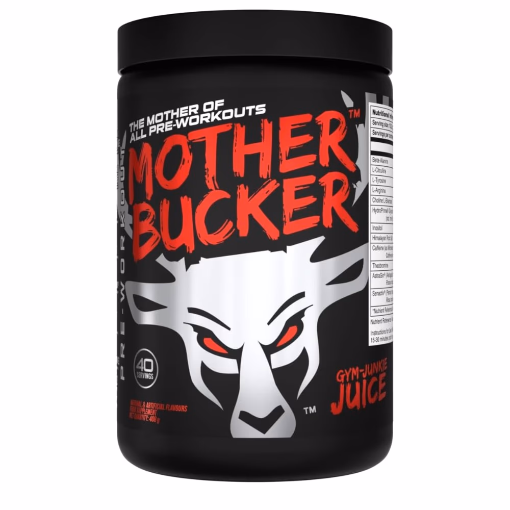 Bucked Up Mother Bucker Pre-Workout Gym Junkie Juice - 40 Servings