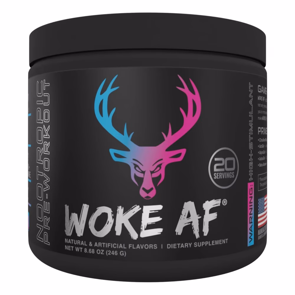 Bucked Up WOKE AF High Stim Pre-Workout – Miami Flavor – 20 Servings 1