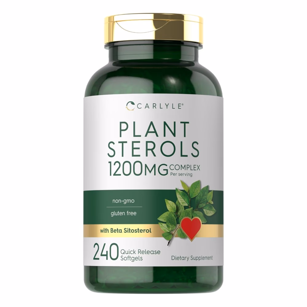 Carlyle Plant Sterols 1200mg – 240 Softgels | Heart Health & Cholesterol Support Supplement 1