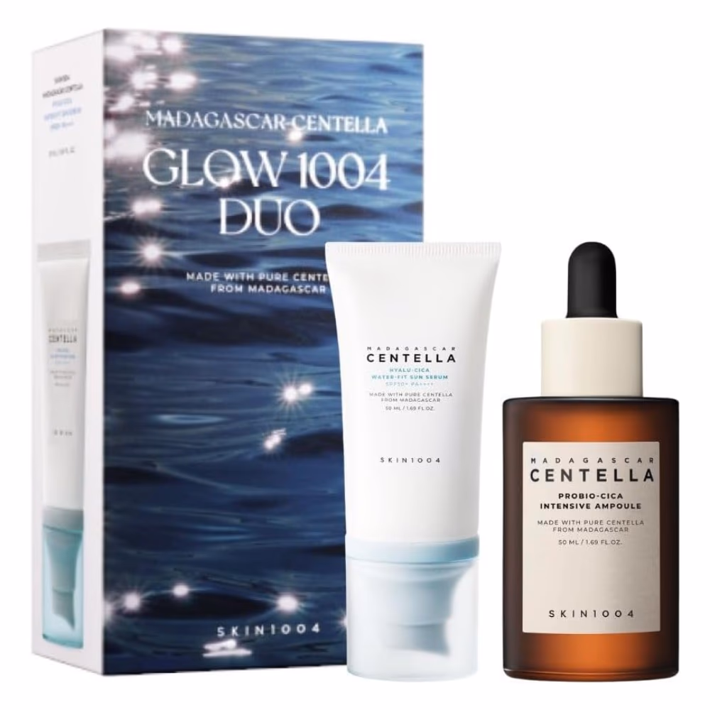SKIN1004 Centella Glow 1004 Duo Pack | Calming & Hydrating Skincare Set with Centella Asiatica Extract