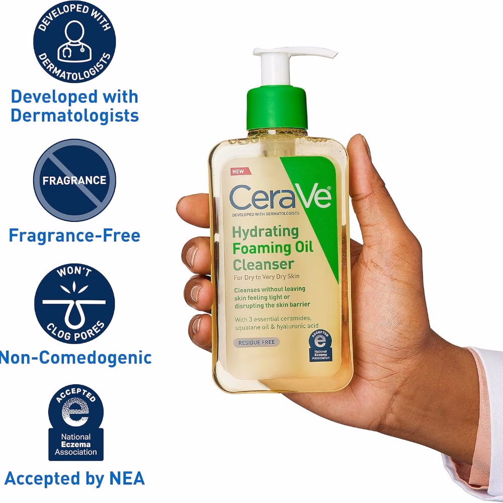 CeraVe Hydrating Foaming Oil Cleanser – 237ml  3