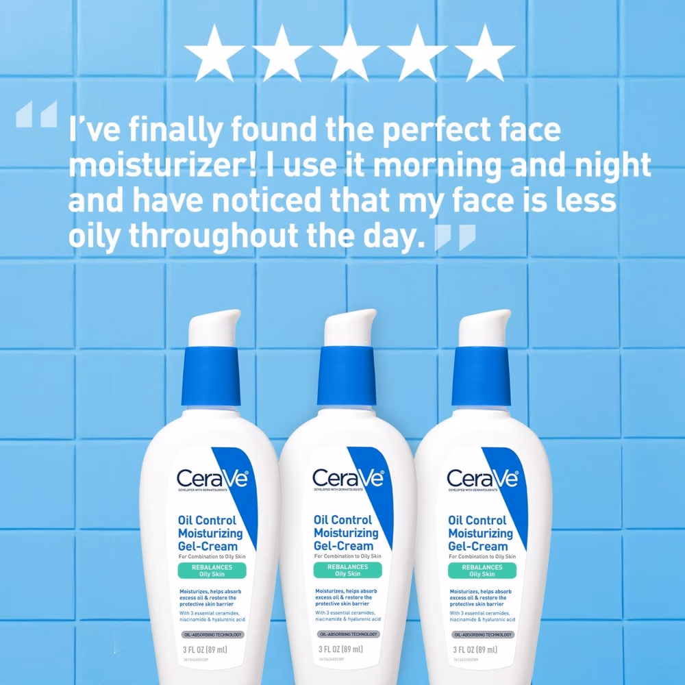 CeraVe Oil Control Moisturising Gel-Cream – 89ml  3
