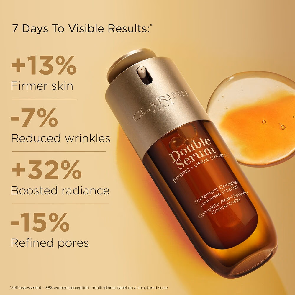 Clarins Double Serum 75ml – Anti-Aging Dual Serum for Radiance & Firmness 4