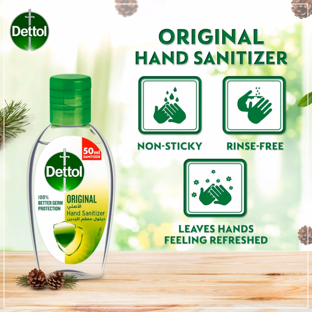 Dettol Hand Sanitizer Original 50ml 4