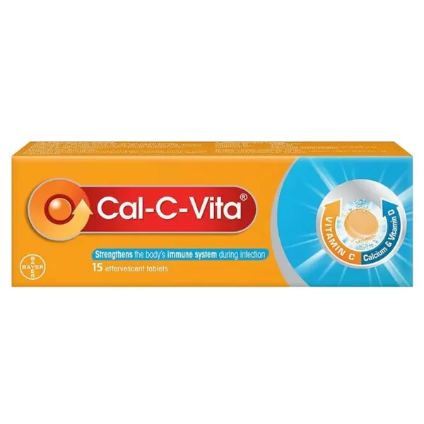 Cal-C-Vita Orange Effervescent Tablets 15's
