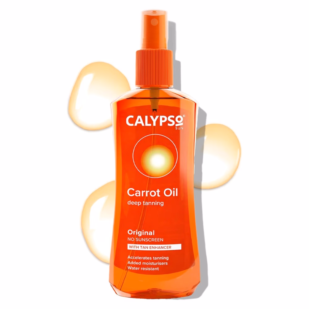 Calypso Carrot Oil – 200ml | Natural Sun Tan Enhancer & Skin Nourishing Oil with Beta-Carotene 1