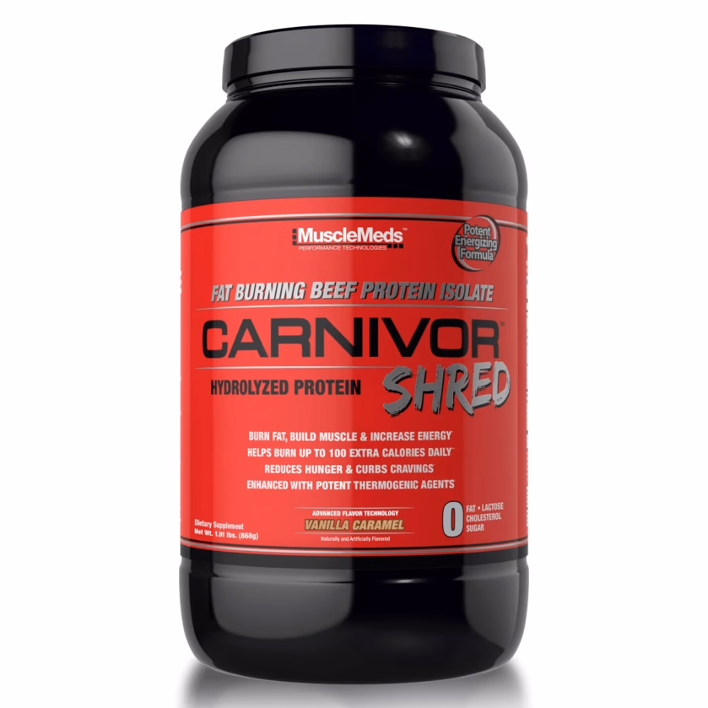 MuscleMeds Carnivor Shred – Vanilla Caramel – 1.91lb