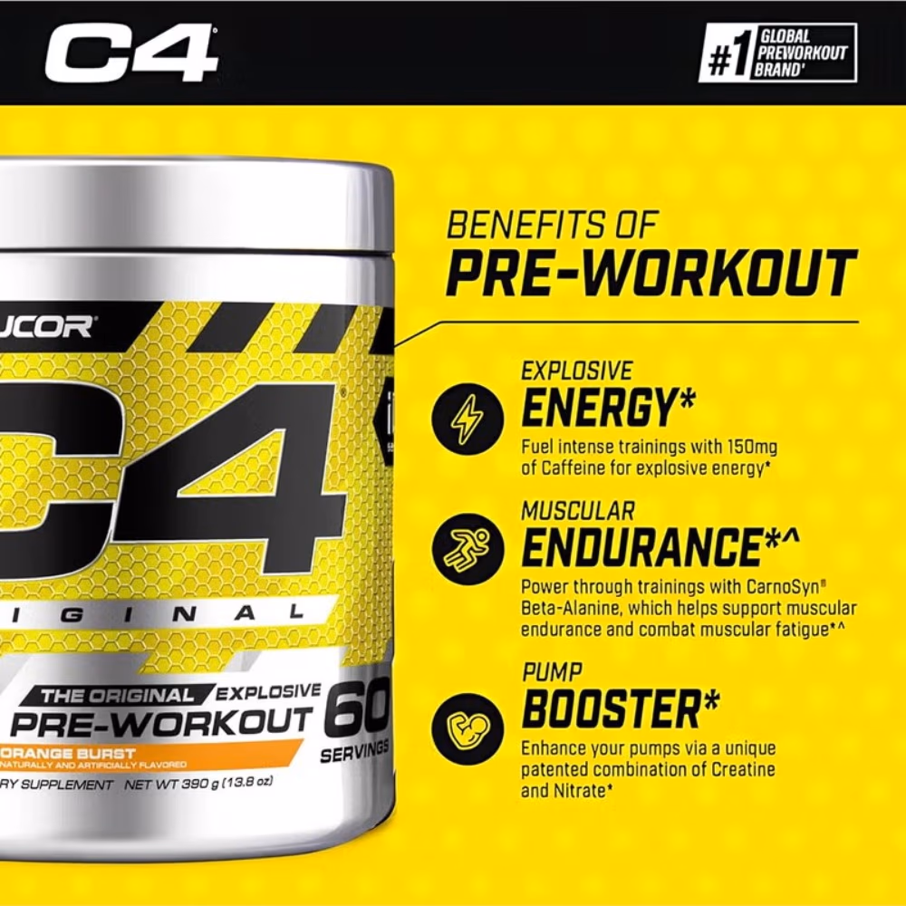 Cellucor C4 Original Orange Burst - 60 Servings 4