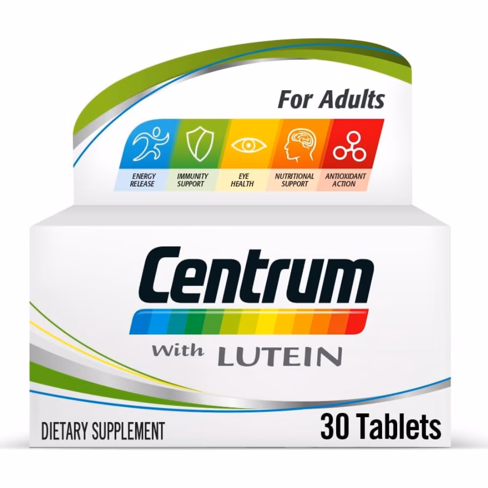 Centrum Lutein 30 Tablets – Eye Health & Antioxidant Support Supplement