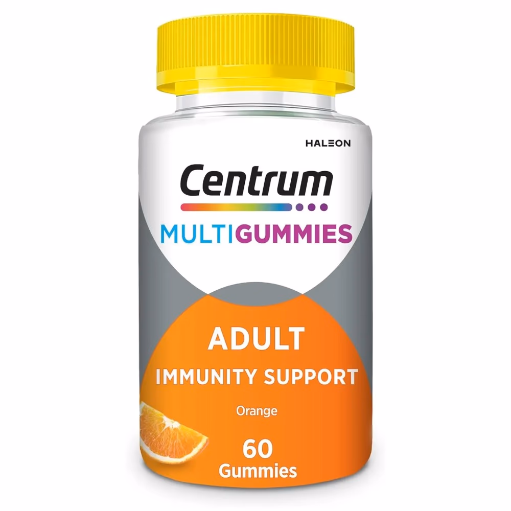 Centrum MultiGummies Immunity Support 60 Gummies – Daily Multivitamin with Vitamin C, D & Zinc
