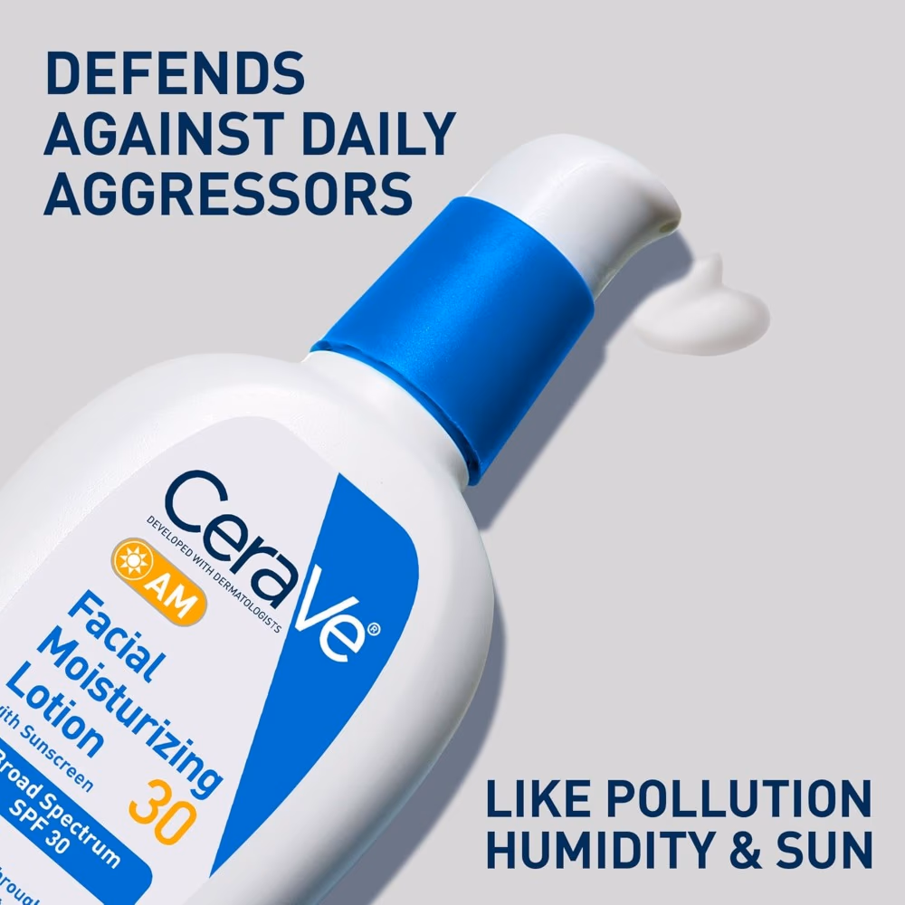 CeraVe AM Facial Moisturizing Lotion with Sunscreen SPF-30 89ml 5