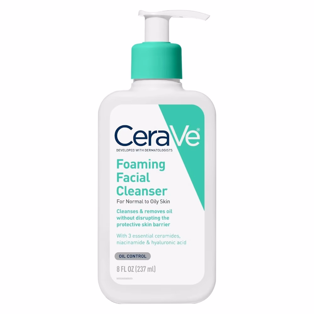 CeraVe Foaming Facial Cleanser 237ml - For Normal to Oily Skin