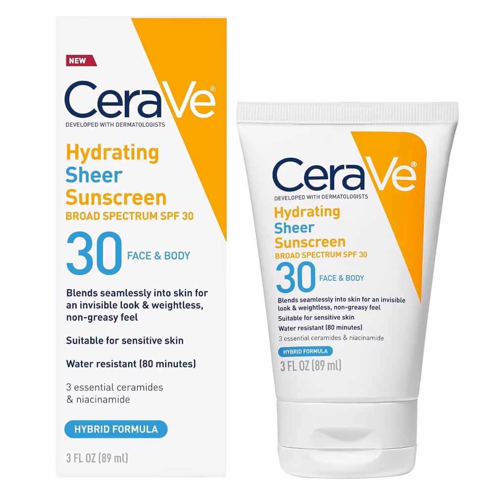 CeraVe Hydrating Sheer Sunscreen SPF 30 - 89 ml 1