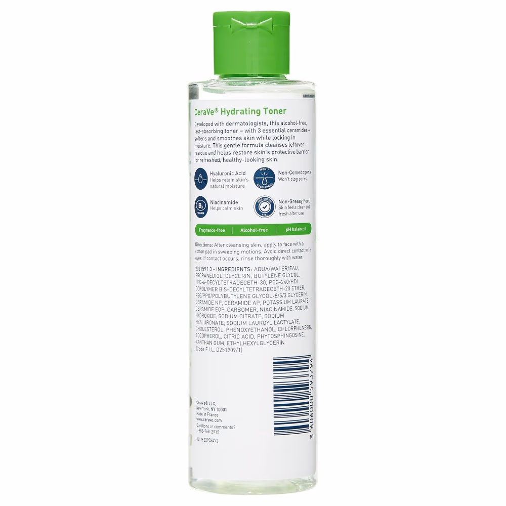 CeraVe Hydrating Toner for Normal to Dry Skin 200 ml 3