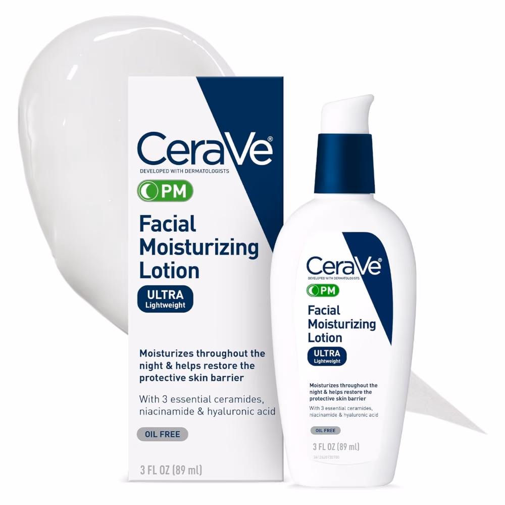 CeraVe PM Facial Moisturizing Lotion, Oil-Free, 89ml 1