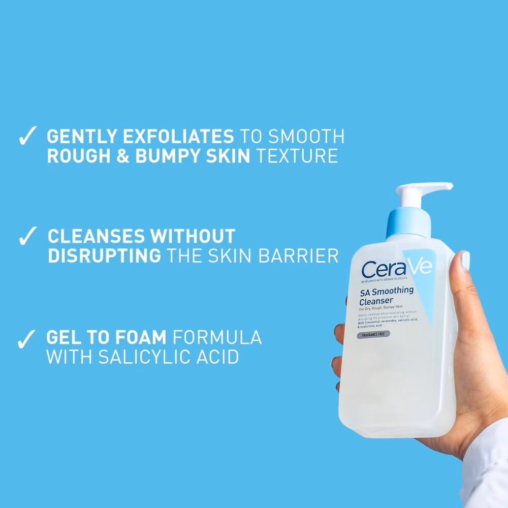 CeraVe SA Smoothing Cleanser - 473ml 2