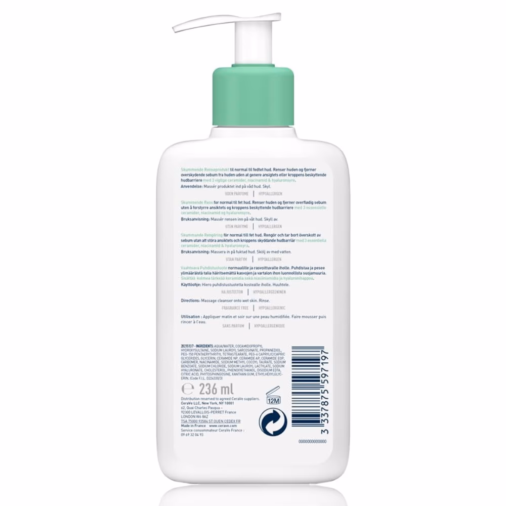 Cerave Foaming Cleanser 236ml 2