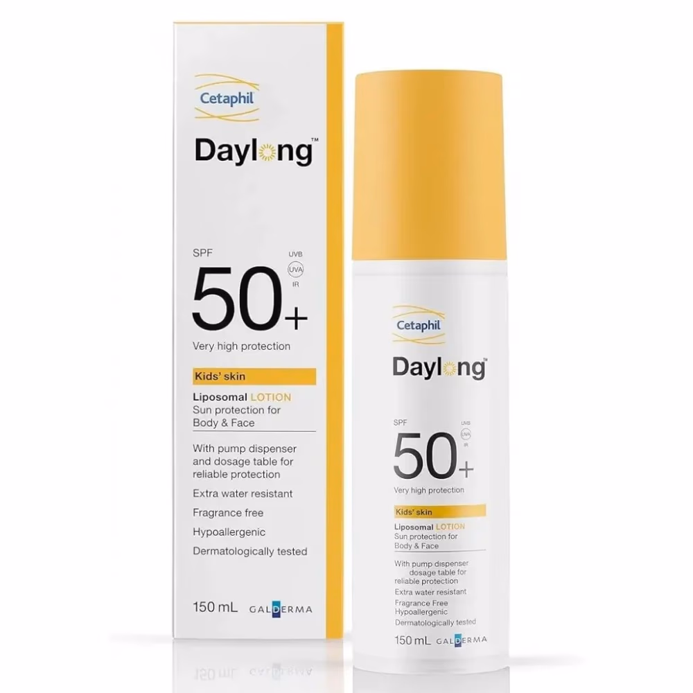 Cetaphil Daylong Kids SPF 50+ 150ml – High Protection Sunscreen for Children’s Sensitive Skin 1