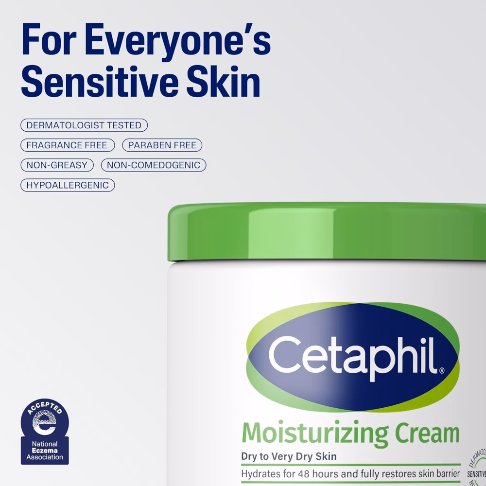 Cetaphil Moisturising Cream – 250g | Intense Hydration for Dry to Very Dry, Sensitive Skin 5