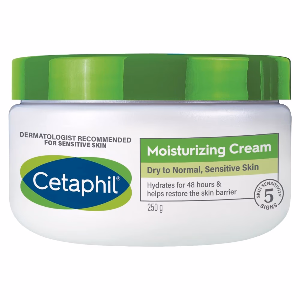 Cetaphil Moisturising Cream – 250g | Intense Hydration for Dry to Very Dry, Sensitive Skin