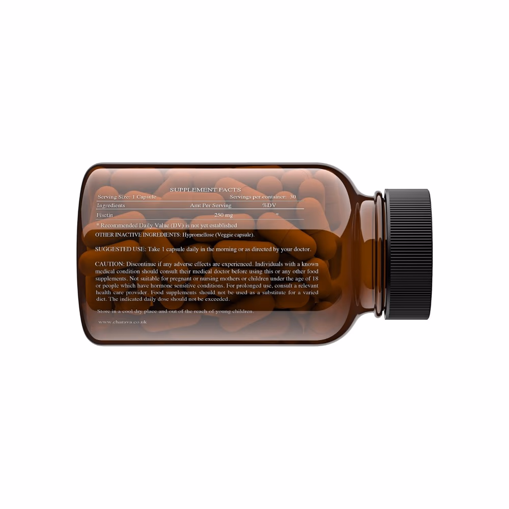 Charava Fisetin 250mg 30 Capsules  5