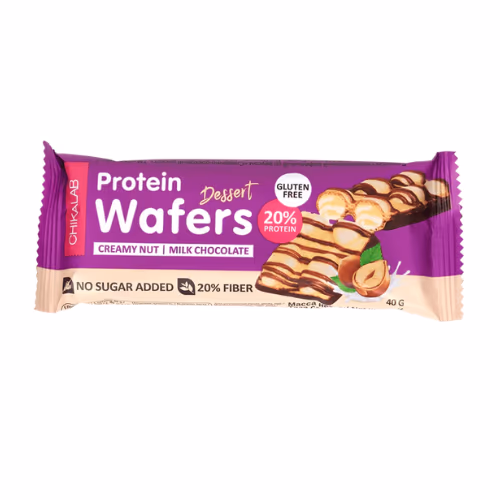 Chikalab Protein Wafers Creamy Nut Milk Chocolate 40g