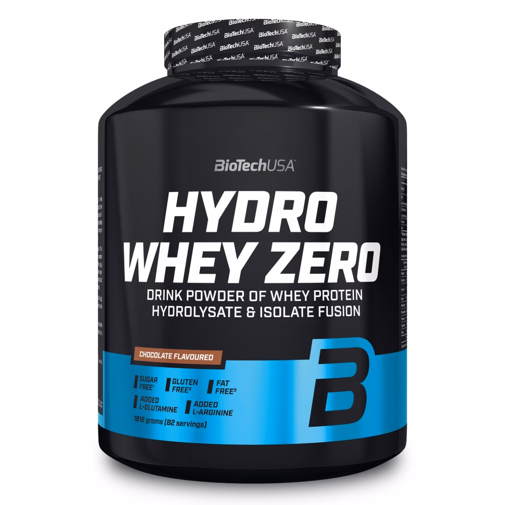 BioTechUSA Hydro Whey Zero Chocolate 1.8kg – Hydrolyzed Whey Protein Powder 1