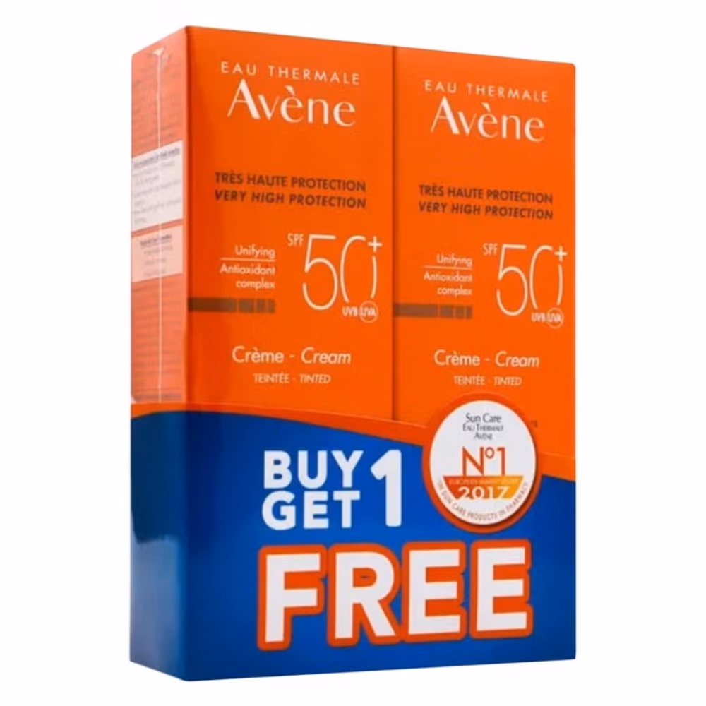 Avene SPF50+ Tinted Fluid Ultra Light 50ml 1+1 offer