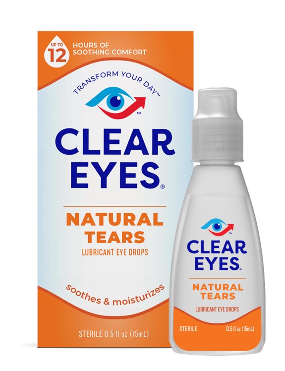 Clear Eyes Natural Tear Eye Drops 15 ml