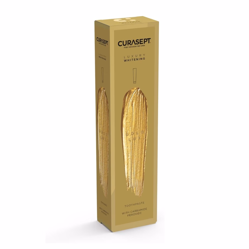 Curasept Toothpaste Gold Luxury Carbamide Peroxide 75ml