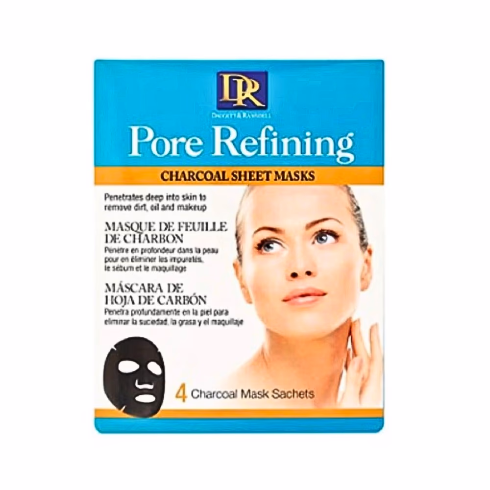 Daggett and Ramsdell Pore Refining Charcoal Sheet Masks 4S
