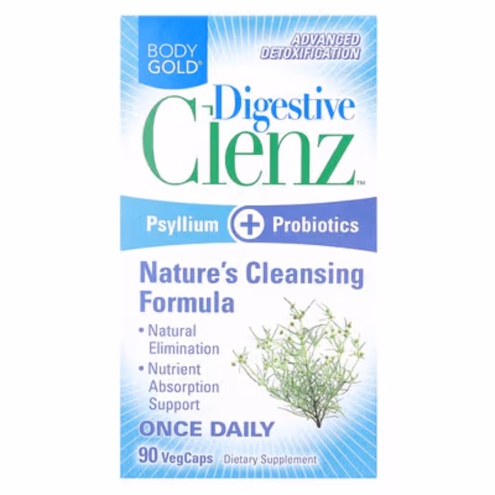 Body Gold Digestive Clenz Probiotics 90 Veg Caps 1