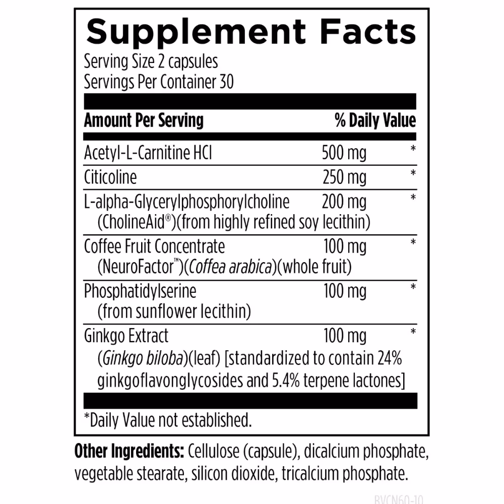 Designs for Health Brain Vitale – 60 Capsules 2