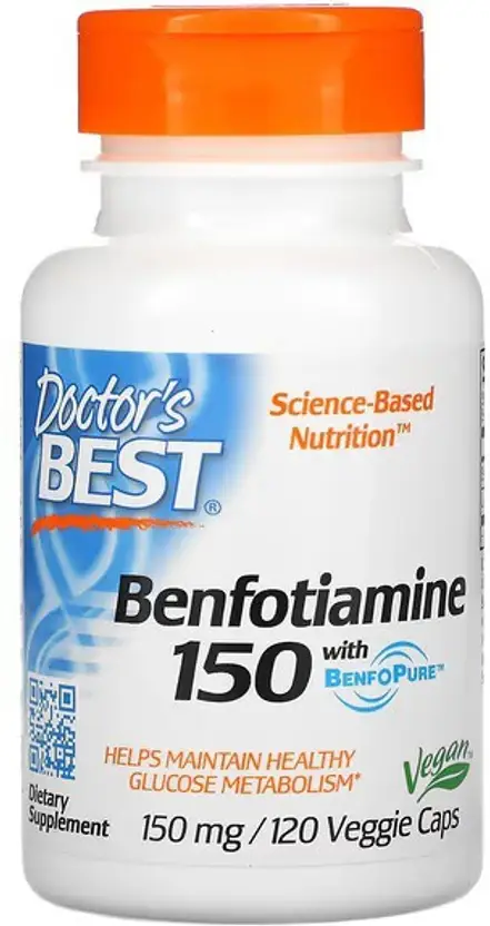 Doctor's Best Benfotiamine 150mg 120 Capsules