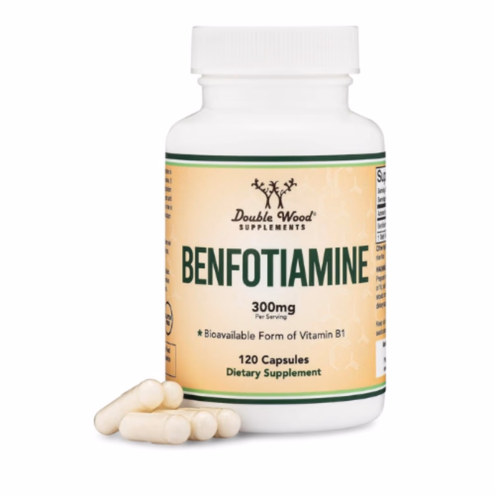 Double Wood Benfotiamine 300mg Capsules 120s 1