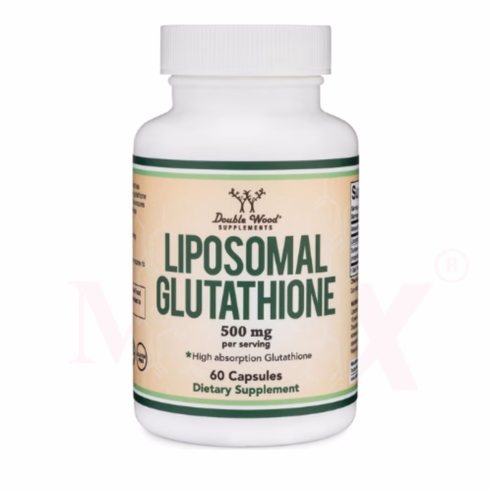 Double Wood Liposomal Glutathione 500mg (60 Capsules)
