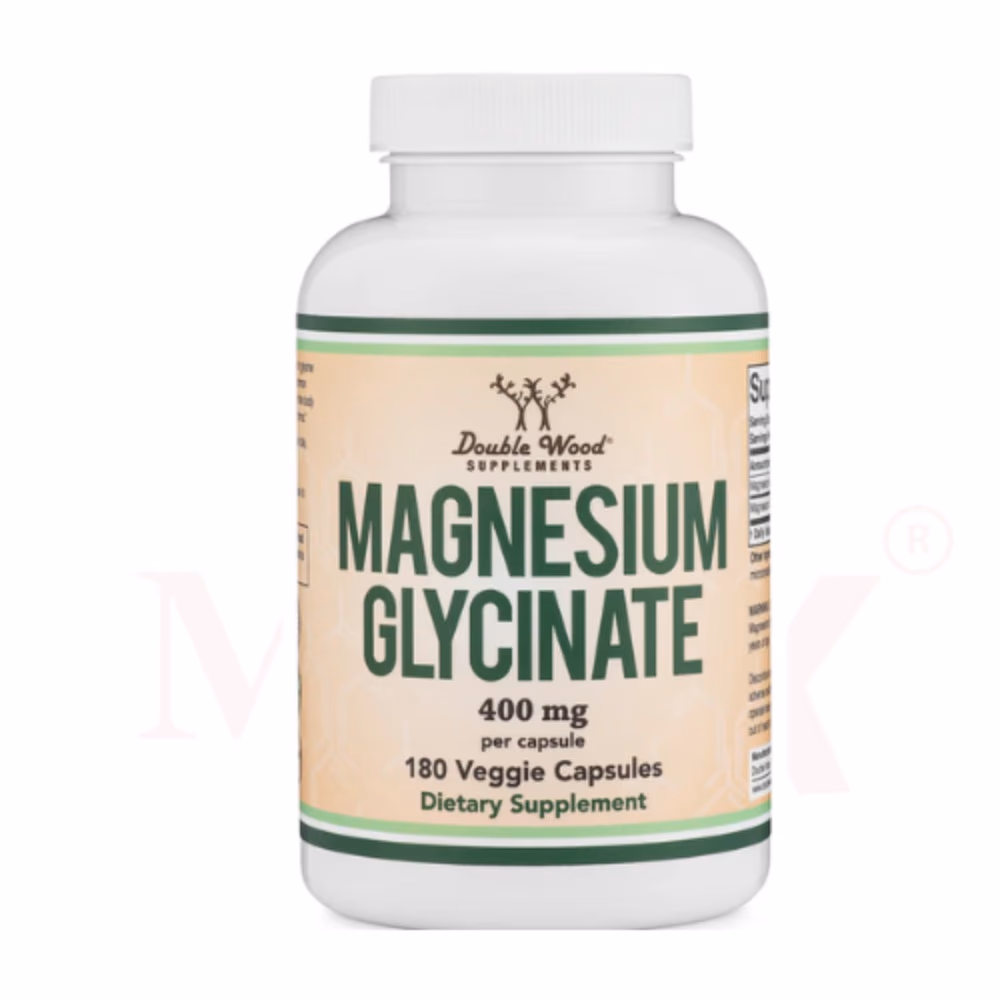 Double Wood Magnesium Glycinate 400mg Capsules 180s 1