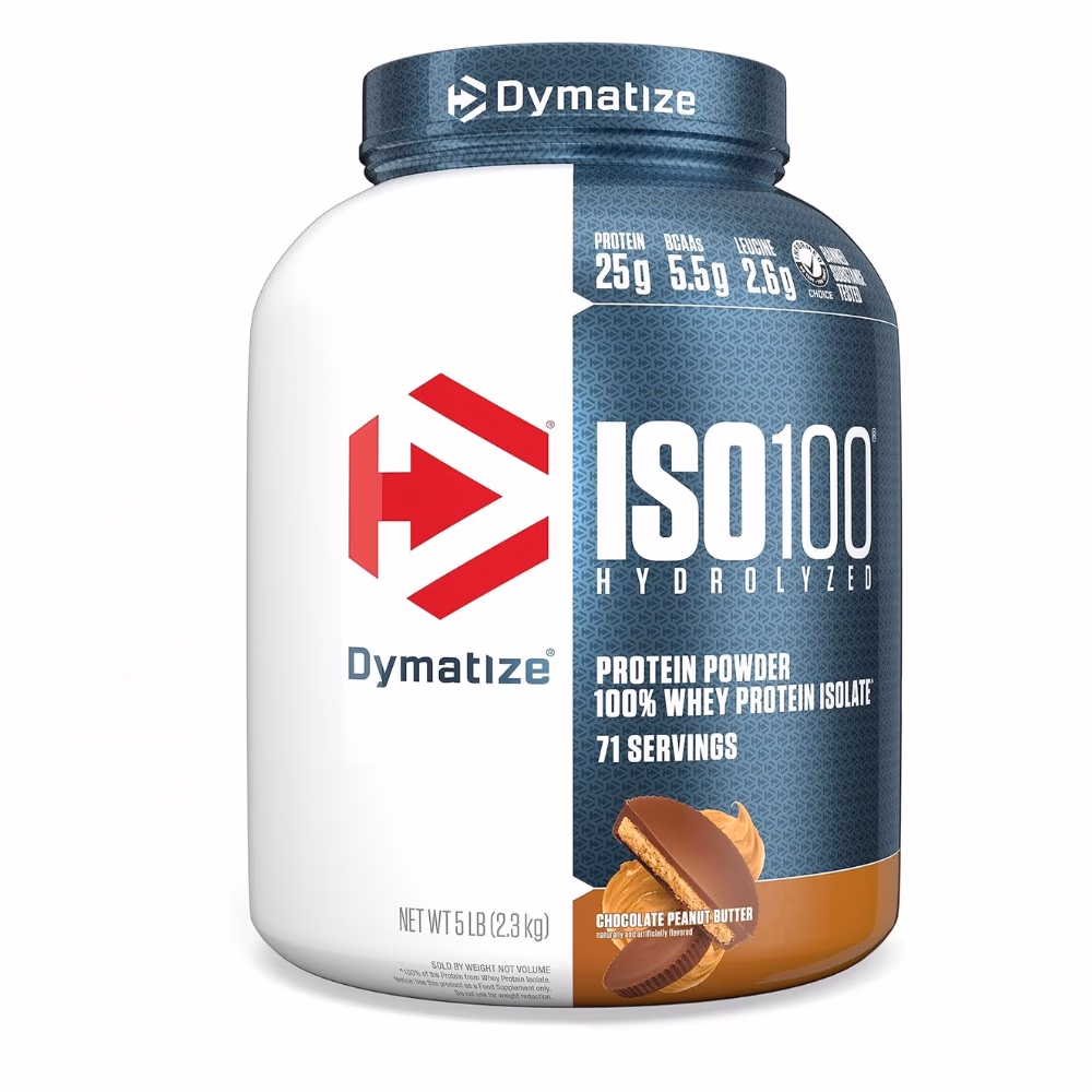Dymatize ISO 100 Whey Chocolate Peanut Butter 5lb 1