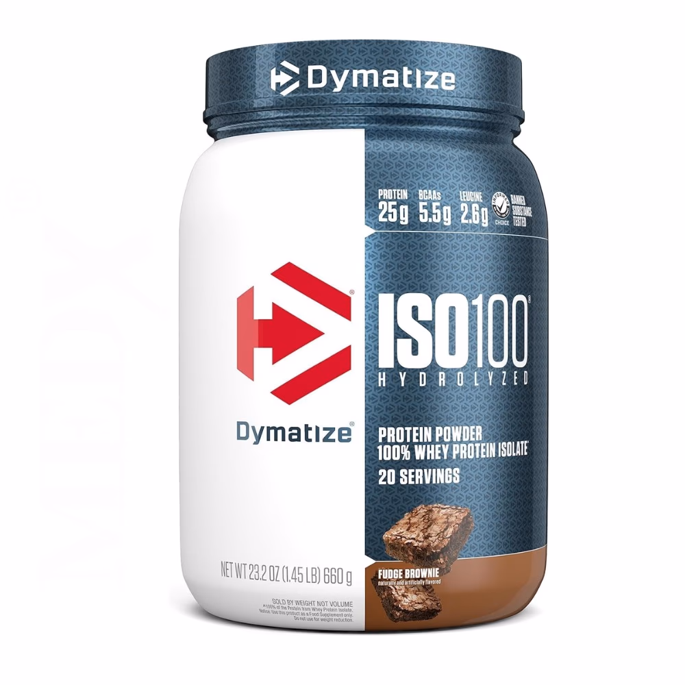 Dymatize ISO 100 Whey Fudge Brownie 1.4lb 1