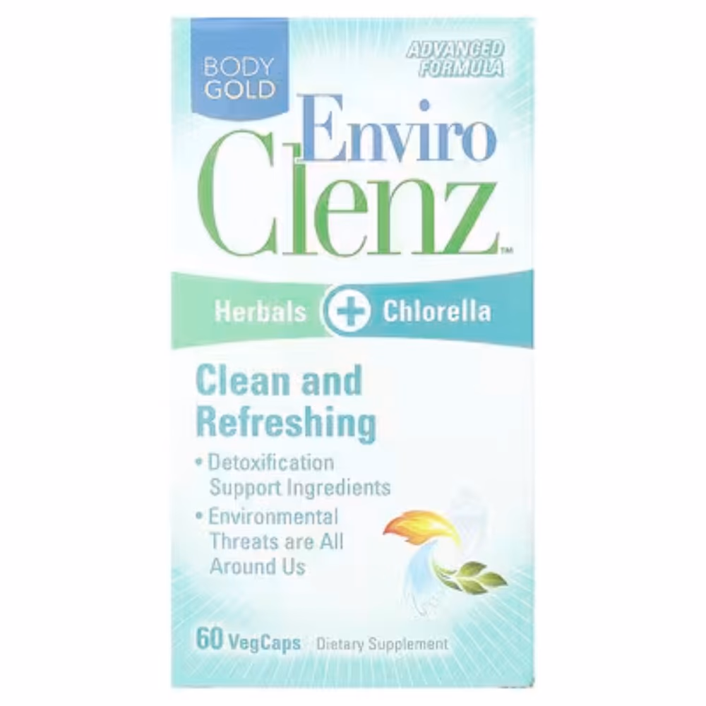 Body Gold Enviro Clenz Chlorella 60 Veg Caps 1