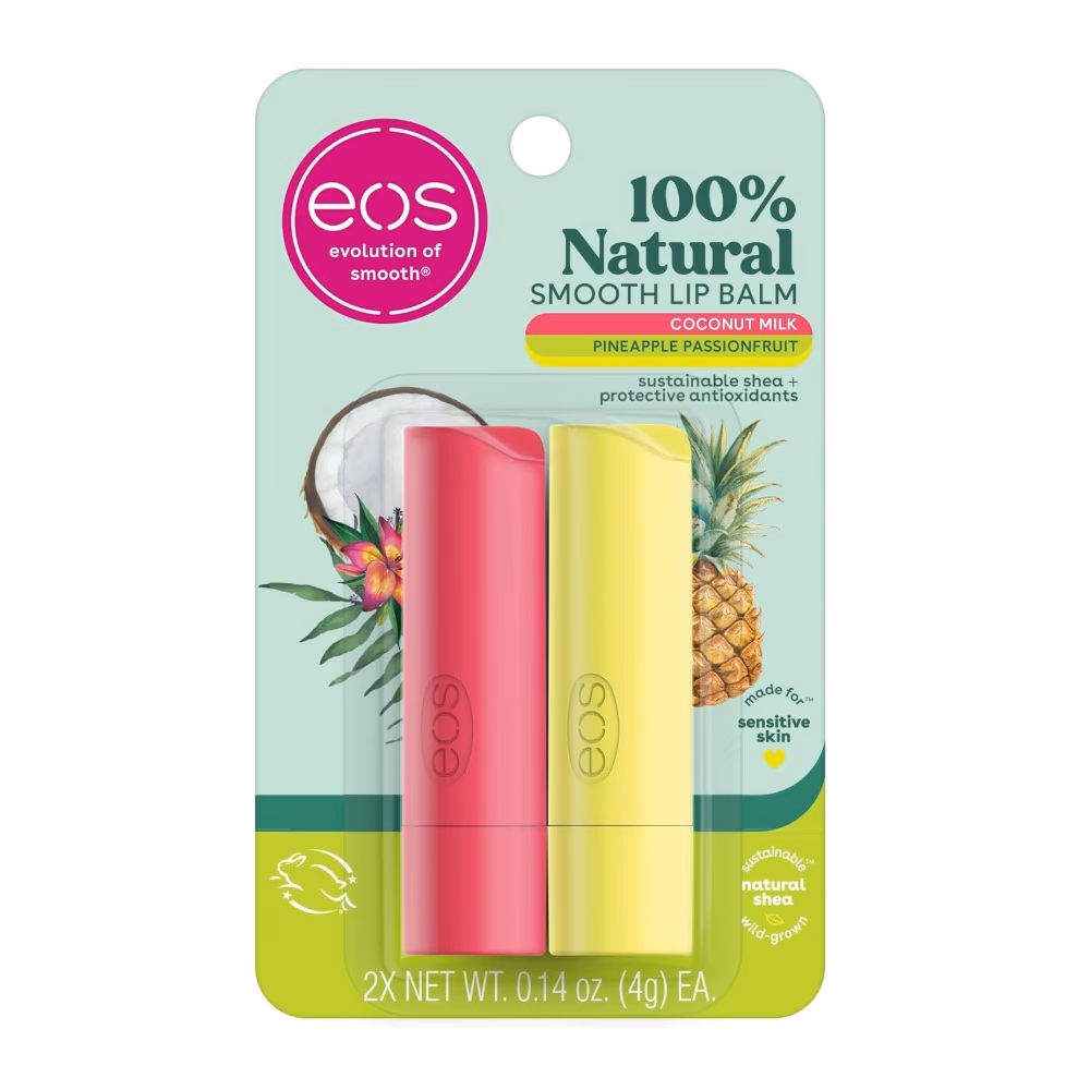 EOS Lip Balm coconut milk and pineapple passionfruit