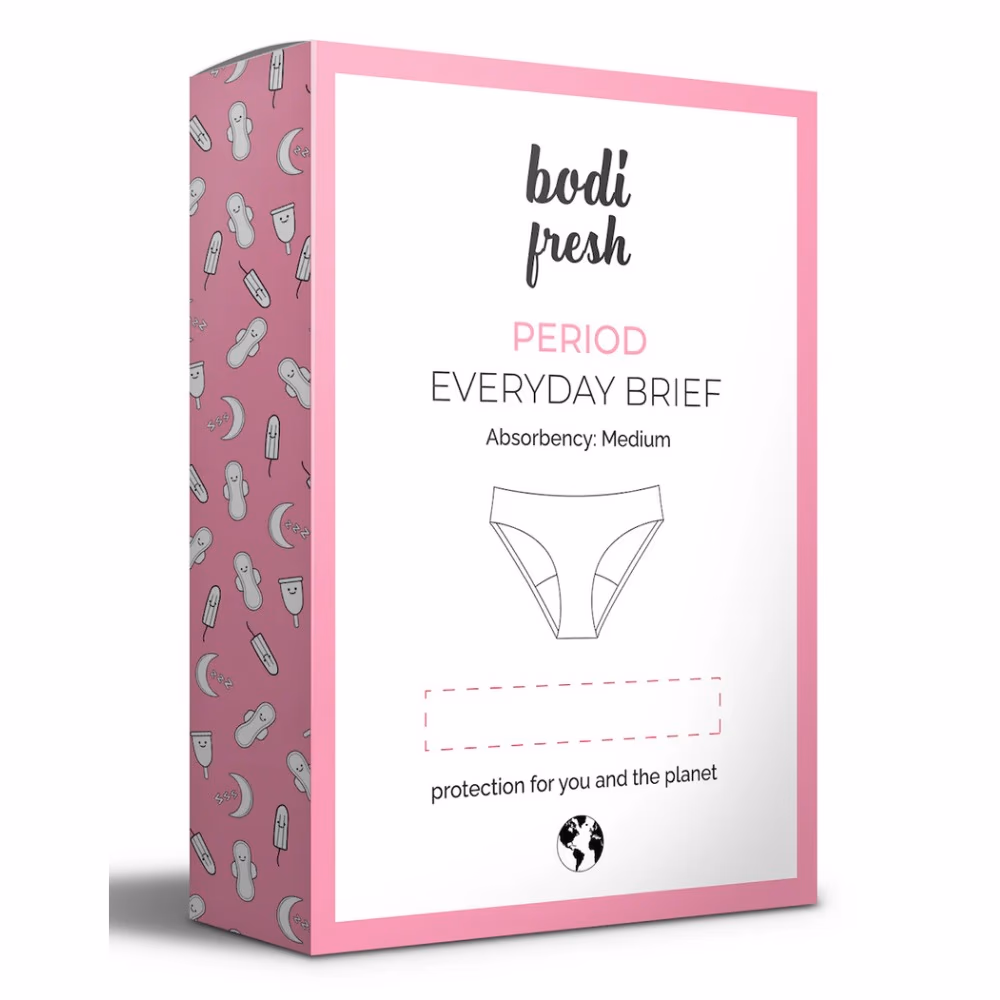 Bodifresh Everyday Brief Period Protection Pink Animal XL