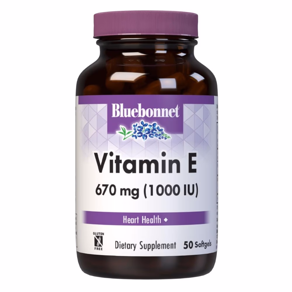 Bluebonnet Vitamin E 1000IU 50 Softgels 1